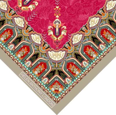 TWILL SILK FOULARD SCARF