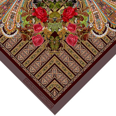 TWILL SILK FOULARD SCARF