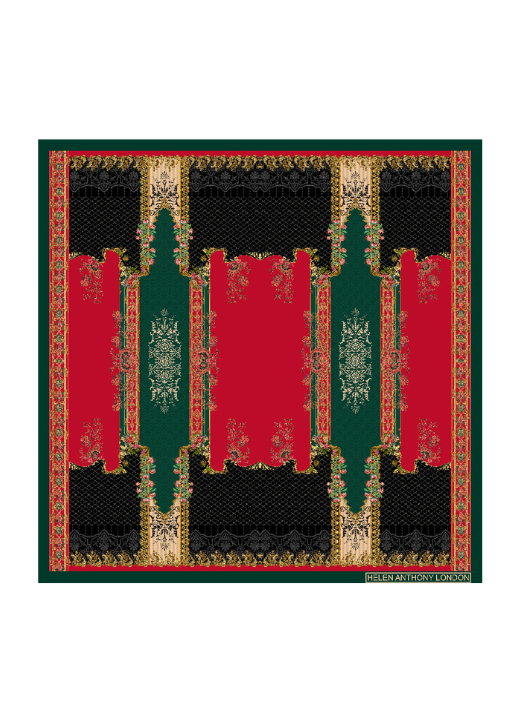 TWILL SILK FOULARD SCARF