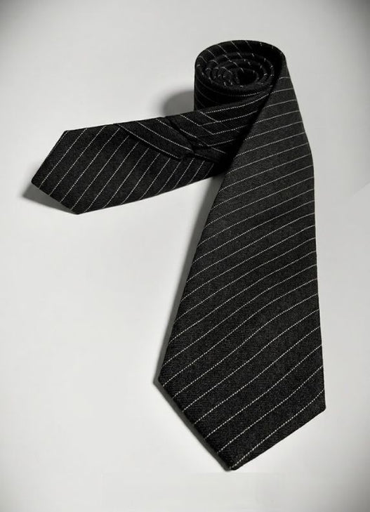 Tailored Wool & Cashmere Pinstripe Tie