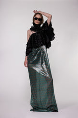 Helen Anthony Monogram Sheer Dress