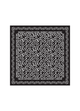 Helen Anthony Initial Twill Silk Scarf