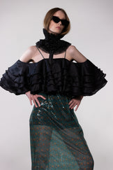 Helen Anthony Monogram Sheer Dress