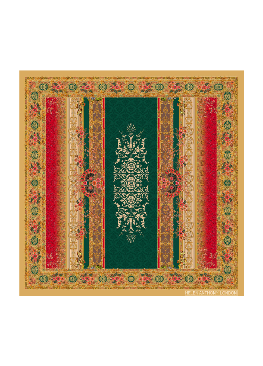 TWILL SILK FOULARD SCRAF