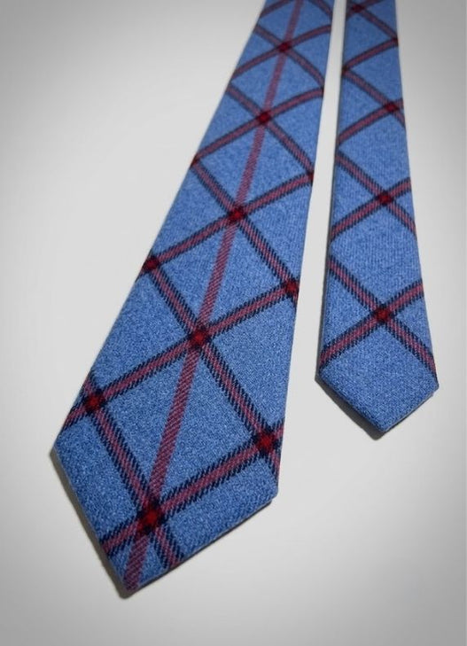 Tailored Cashmere Check Tie