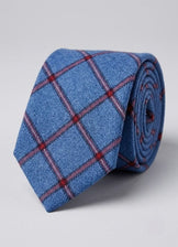 Tailored Cashmere Check Tie