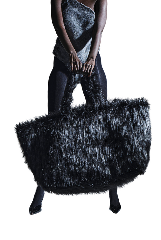 Large Faux Fur Bag