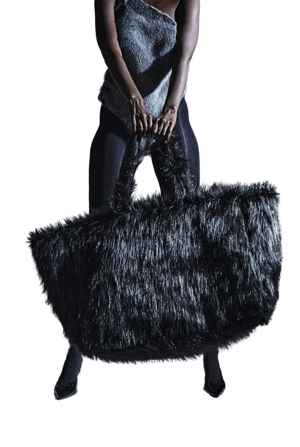 Large Faux Fur Bag