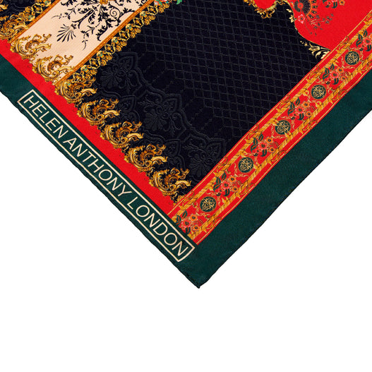 TWILL SILK FOULARD SCARF