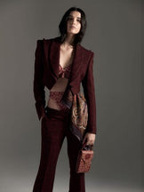 TWILL SILK FOULARD SCARF