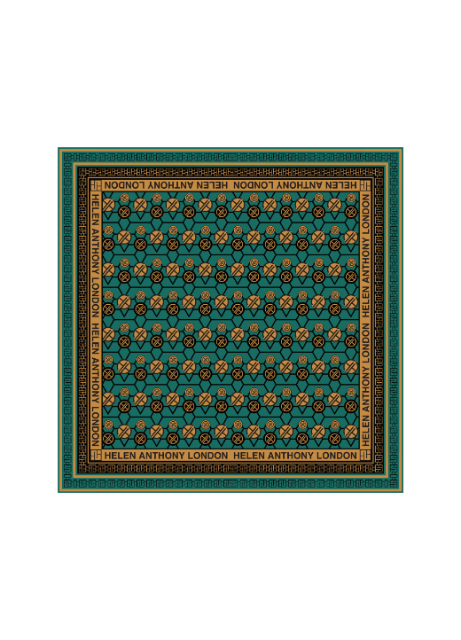 Exclusive Monogram Twill Silk Scarf
