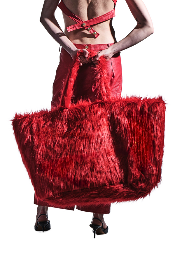 Large Faux Fur Bag