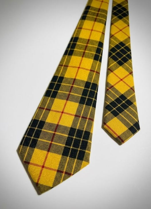Tailored Wool Check Tie