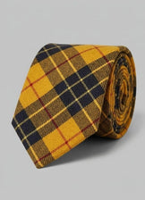 Tailored Wool Check Tie