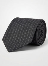 Tailored Pinstripe Wool & Cashmere Tie