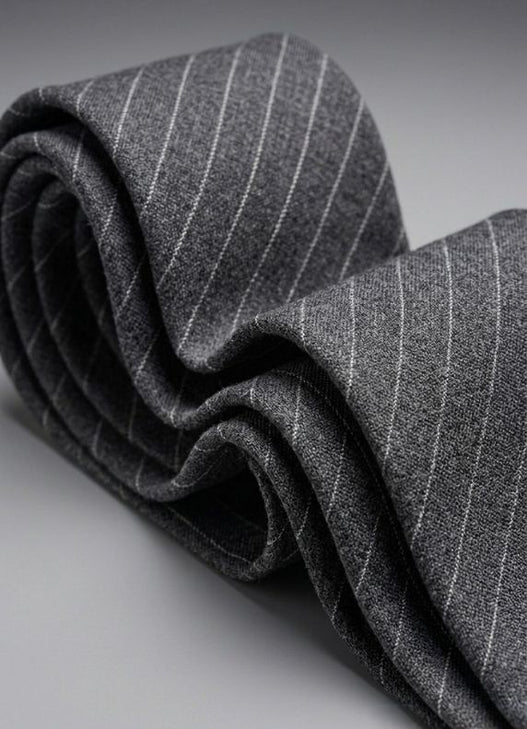Tailored Pinstripe Wool & Cashmere Tie