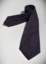 Tailored Pinstripe Wool Tie