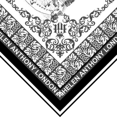 TWILL SILK FOULARD SCARF