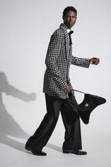 Hand-Embroidered Double Breasted Wool Blazer