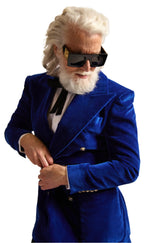 Peak Lapel Double Breasted Velvet Blazer