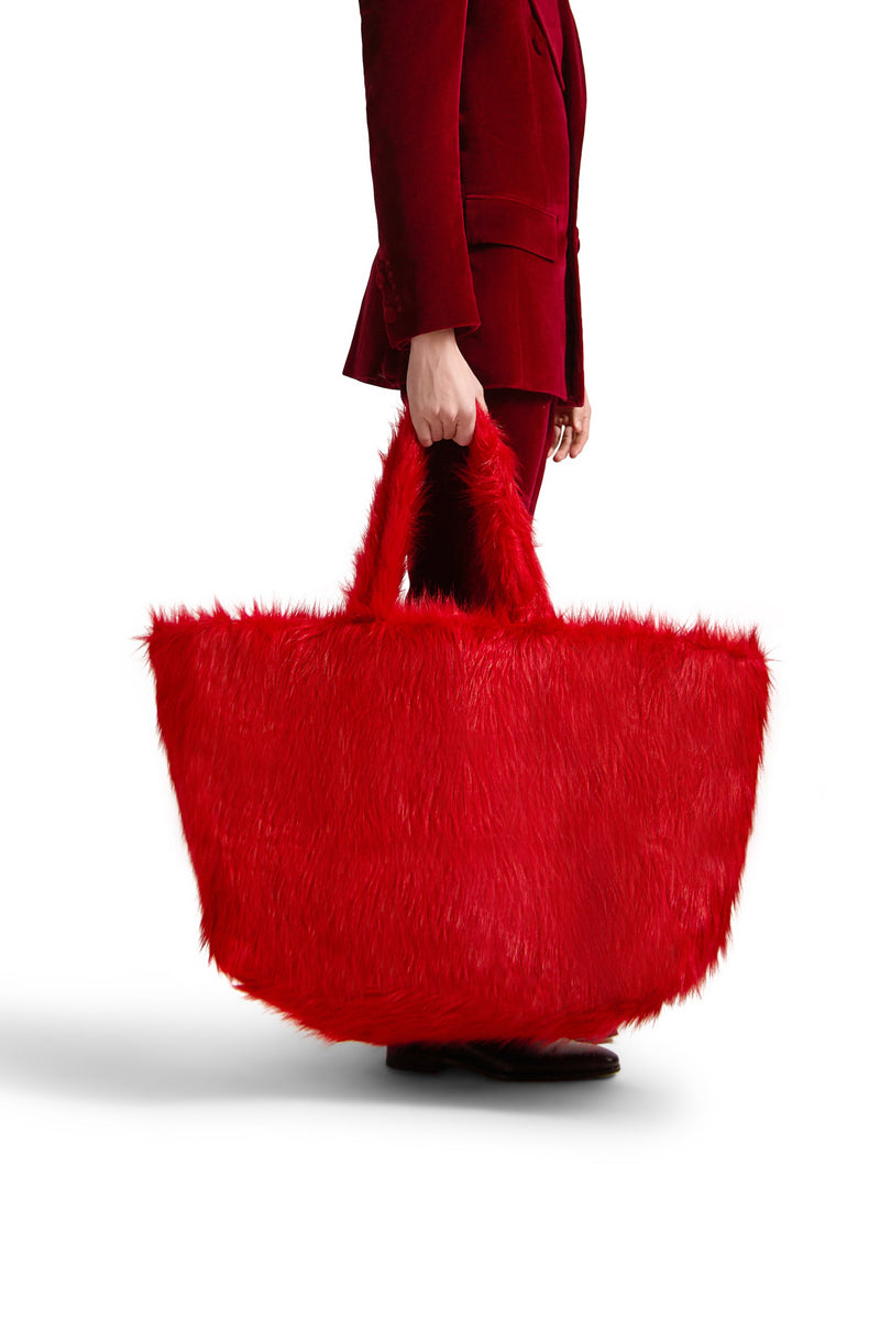 Faux Fur Large Bag