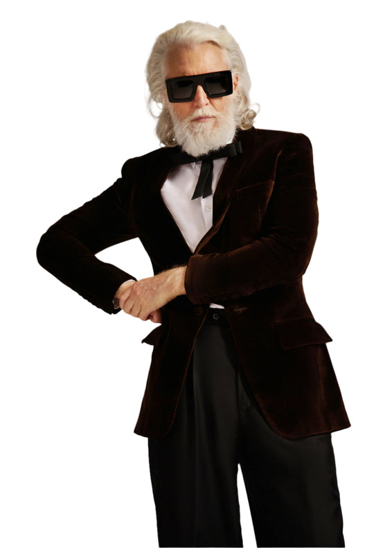Shawl Lapel Single Breasted Velvet Blazer