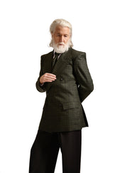 Tailored Check Wool Tie