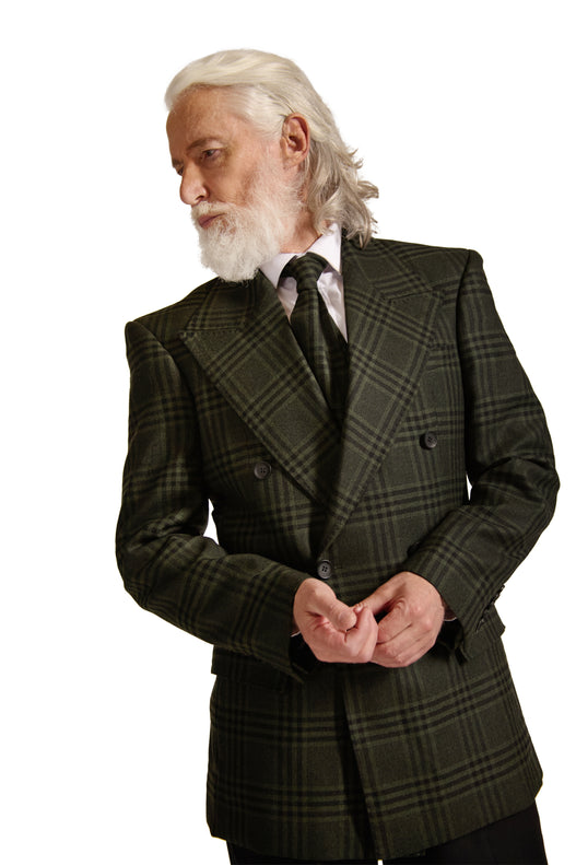 Tailored Check Wool Tie