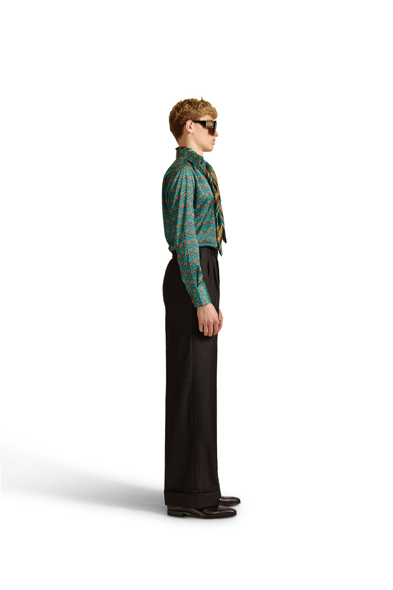 Tailored Fit Monogram Shirt