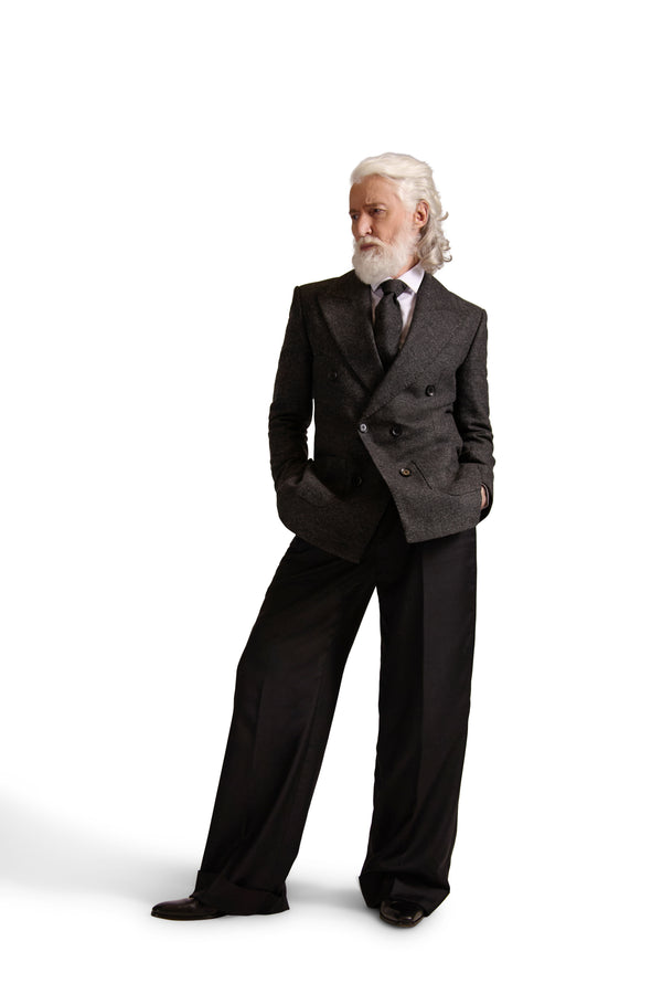 Tailored Double Breasted Tweed Suit