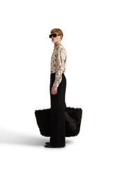 Tailored Wool Button Trousers