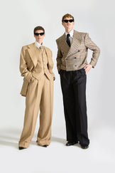 Tailored Double Breasted Wool Suit