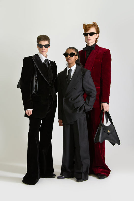 Tailored Single Breasted Velvet Suit