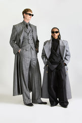 Tailored Double Breasted Wool Overcoat