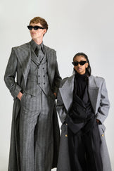 Tailored Double Breasted Wool Overcoat