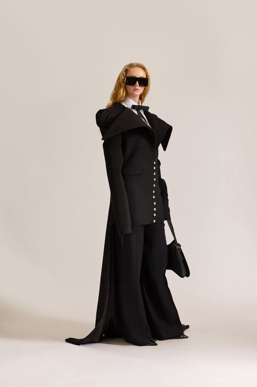 Tailored Wool Tail Jacket & Trousers