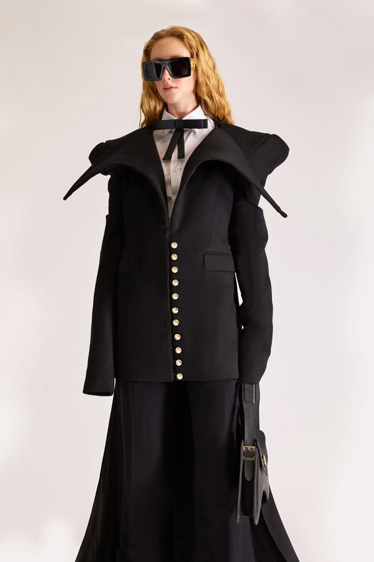 Tailored Wool Tail Jacket & Trousers