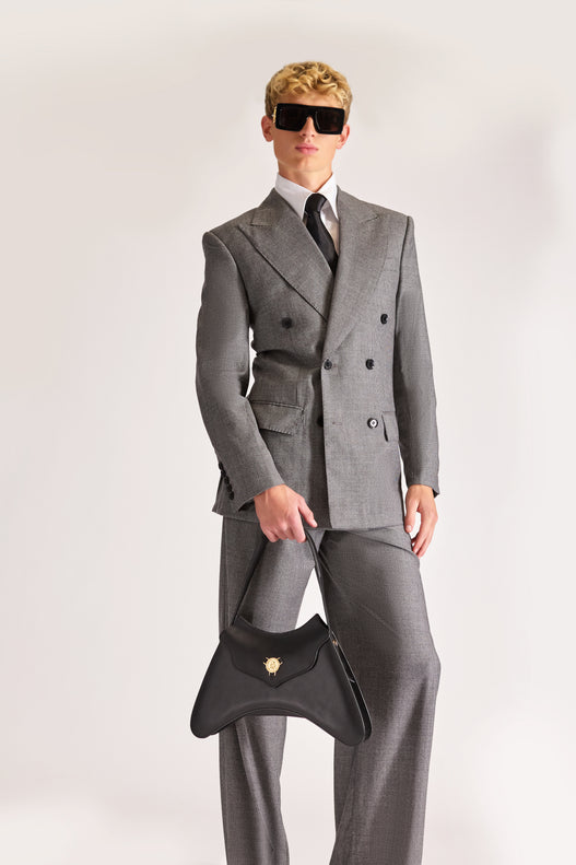 Tailored Doubled Breasted Wool Suit