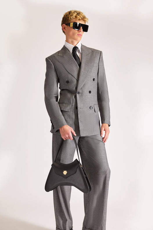 Tailored Doubled Breasted Wool Suit