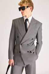 Tailored Doubled Breasted Wool Suit