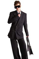 Tailored Wool Pinstripe Trouser