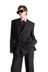 Tailored Wool Pinstripe Trouser
