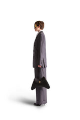 Tailored Wool Pinstripe Tie