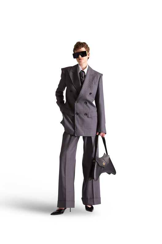 Tailored Wool Pinstripe Tie