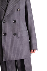 Tailored Wool Pinstripe Tie