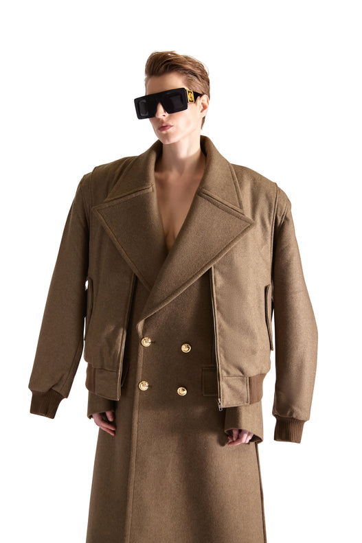 Wool Bomber Jacket