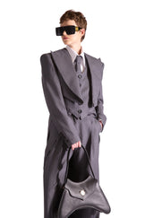 Pinstripe Wool Tie