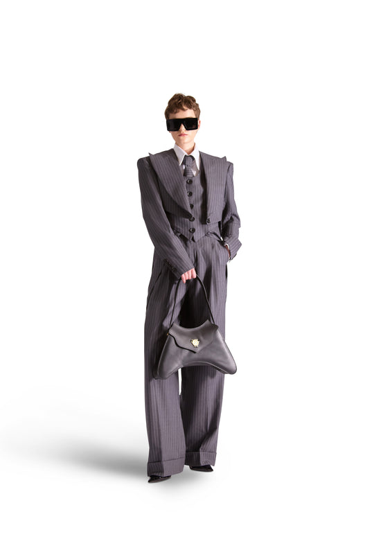 Tailored Pinstripe Tailcoat Wool & Cashmere Suit