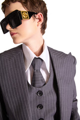 Pinstripe Wool Tie