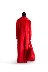 Shawl Lapel Single Breasted Fur Coat
